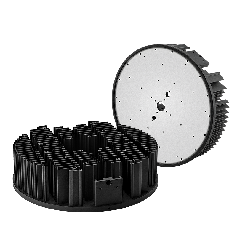 Custom Cold Forged Heat Sink Round Design