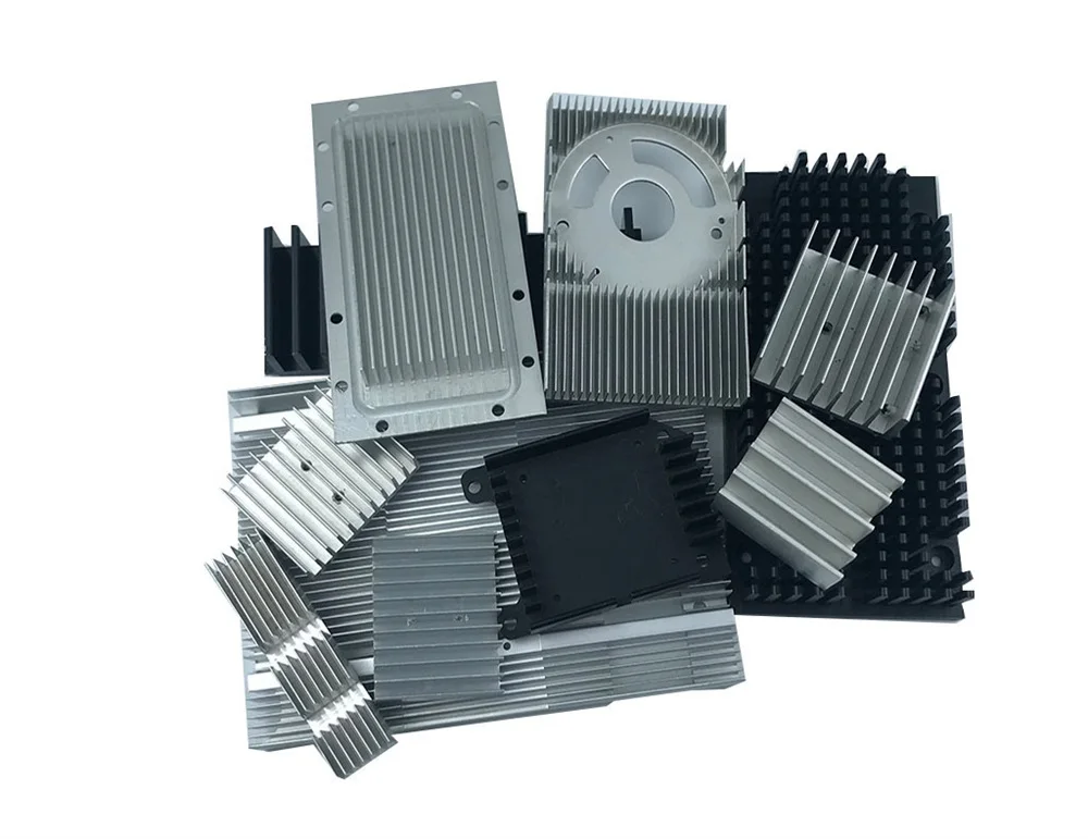 Standard 150w 240w Copper vapor Chamber Heat Sink Customized Mini Zipper Fin Heatsink